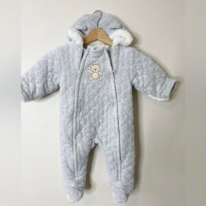 Little Me One Piece Hooded Romper Sz 6-9M